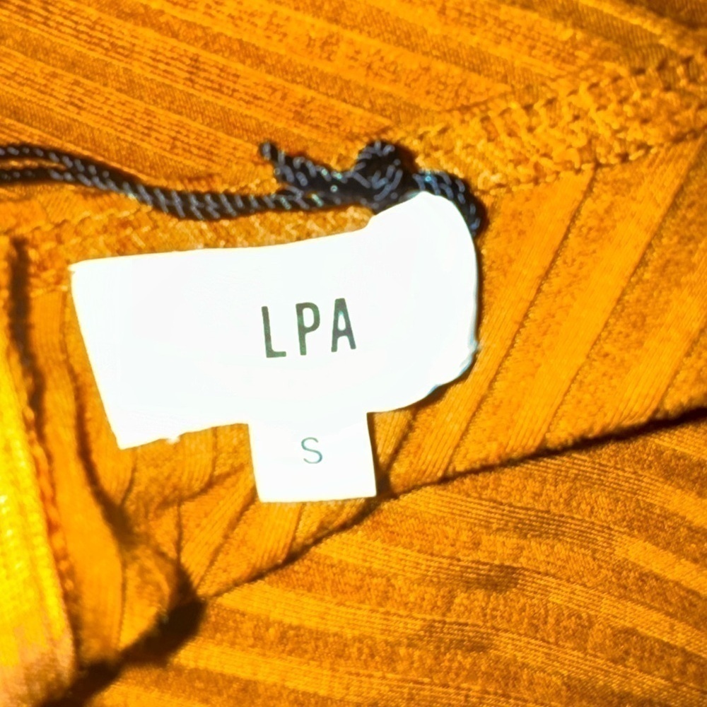LPA Revolve Jovi Ribbed Backless Dress in Rust Fall Winter - Picture 6 of 7